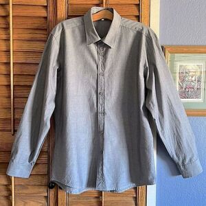 Paul Jones Men’s Long Sleeve Slim Fit Dress Shirt L